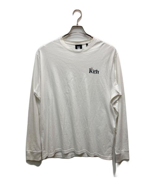 KITH（キス）KITH (キス) LOONEY TUNES (ルーニーチューンズ) ロングスリーブカットソー ホワイト サイズ:Lの古着・服飾アイテム