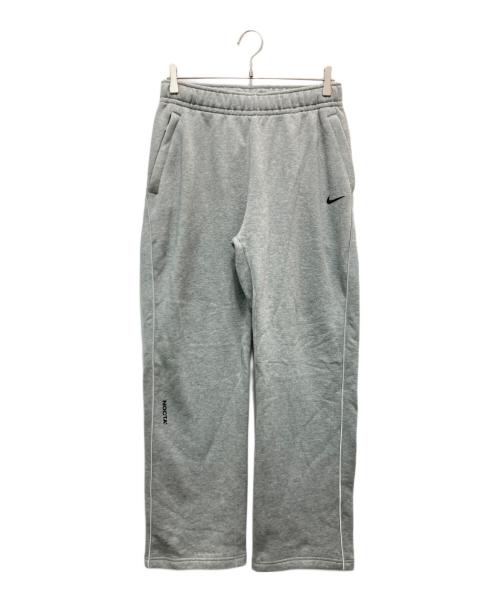 NIKE（ナイキ）NIKE (ナイキ) NOCTA (ノクタ) フリースCSオープンヘムスウェットパンツ グレー サイズ:Mの古着・服飾アイテム