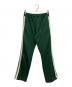 INSCRIRE（アンスクリア）の古着「トラックパンツ」｜グリーン