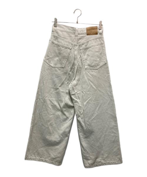 Mila Owen（ミラオーウェン）Mila Owen (ミラオーウェン) ルーズフィットバギーデニムパンツ ホワイトの古着・服飾アイテム
