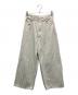 Mila Owen（ミラオーウェン）の古着「ルーズフィットバギーデニムパンツ」｜ホワイト