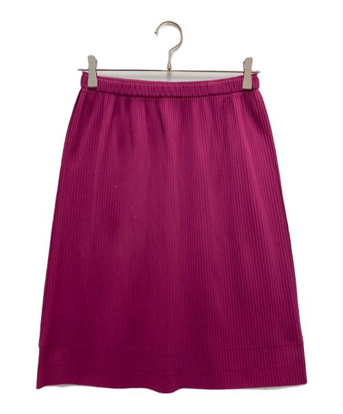 me ISSEY MIYAKE（ミーイッセイ ミヤケ）me ISSEY MIYAKE (ミーイッセイ ミヤケ) プリーツスカート ピンク サイズ:-の古着・服飾アイテム