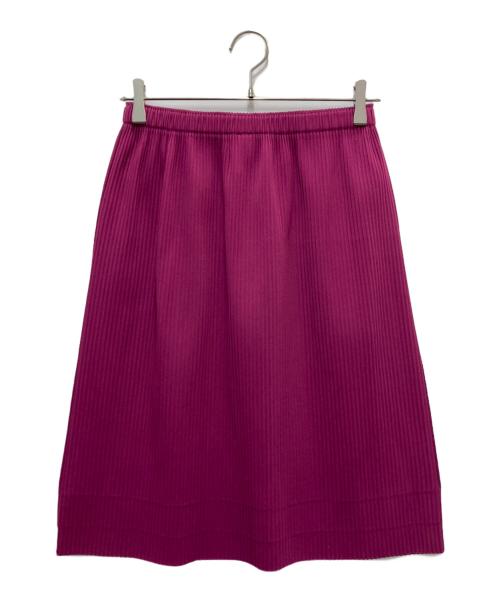 me ISSEY MIYAKE（ミーイッセイ ミヤケ）me ISSEY MIYAKE (ミーイッセイ ミヤケ) プリーツスカート ピンク サイズ:-の古着・服飾アイテム
