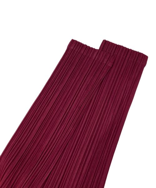 PLEATS PLEASE（プリーツプリーズ）PLEATS PLEASE (プリーツプリーズ) プリーツハイネックカットソー ピンク サイズ:2の古着・服飾アイテム