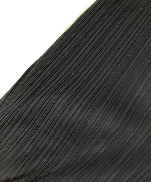 PLEATS PLEASE（プリーツプリーズ）PLEATS PLEASE (プリーツプリーズ) クロップドプリーツパンツ ネイビー サイズ:2の古着・服飾アイテム