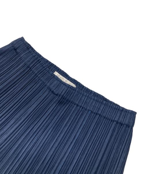 PLEATS PLEASE（プリーツプリーズ）PLEATS PLEASE (プリーツプリーズ) プリーツストレートパンツ ネイビー サイズ:1の古着・服飾アイテム
