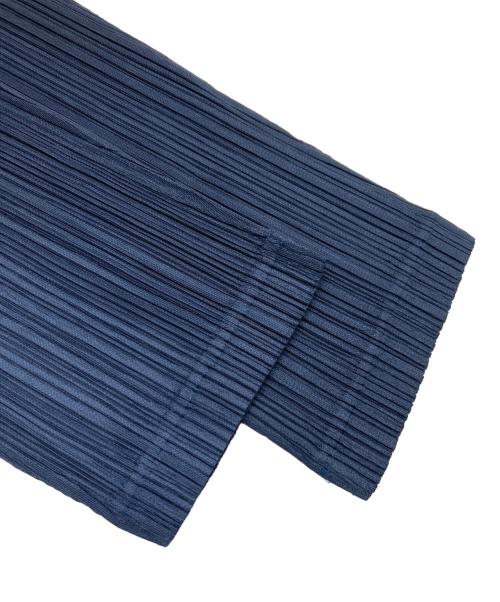 PLEATS PLEASE（プリーツプリーズ）PLEATS PLEASE (プリーツプリーズ) プリーツストレートパンツ ネイビー サイズ:1の古着・服飾アイテム