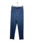 PLEATS PLEASE（プリーツプリーズ）の古着「プリーツストレートパンツ」｜ネイビー