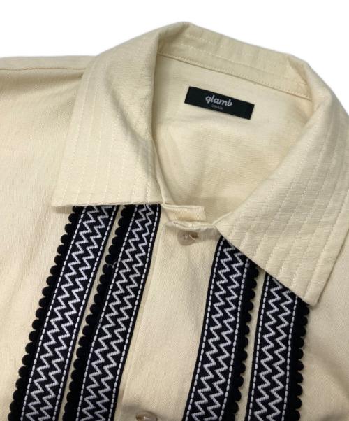 glamb（グラム）glamb (グラム) テープシャツ イエロー サイズ:Sの古着・服飾アイテム