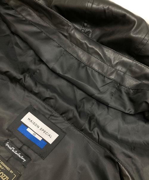 MAISON SPECIAL（メゾンスペシャル）MAISON SPECIAL (メゾンスペシャル) プライムオーバージップツイルフードブルゾン ブラック サイズ:00の古着・服飾アイテム