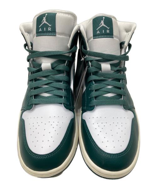 NIKE（ナイキ）NIKE (ナイキ) WMNS AIR JORDAN 1 MID ホワイト×グリーン サイズ:27cm 未使用品の古着・服飾アイテム