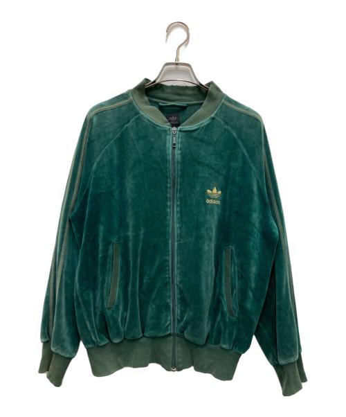 adidas（アディダス）adidas (アディダス) トラックジャケット グリーン サイズ:Mの古着・服飾アイテム