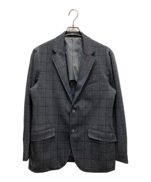 MEN'S BIGI（メンズビギ）MEN'S BIGI (メンズビギ) エクストラTRジャージヘリンボーンプリントセットアップ グレー サイズ:03の古着・服飾アイテム