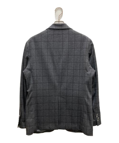 MEN'S BIGI（メンズビギ）MEN'S BIGI (メンズビギ) エクストラTRジャージヘリンボーンプリントセットアップ グレー サイズ:03の古着・服飾アイテム