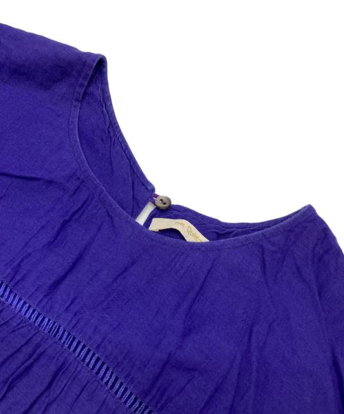 ne quittez pas1（ヌキテパ）ne quittez pas1 (ヌキテパ) Cotton Voile Tiered Maxi Dress パープル サイズ:不明（実寸参照）の古着・服飾アイテム