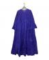 ne quittez pas1 (ヌキテパ) Cotton Voile Tiered Maxi Dress パープル サイズ:不明（実寸参照）：8000円