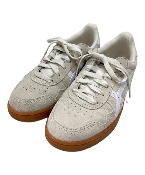 asics（アシックス）asics (アシックス) スニーカー ベージュ サイズ:24.5の古着・服飾アイテム