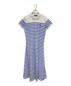 POLO RALPH LAURENポロ・ラルフローレン）の古着「ポロシャツワンピース」｜ブルー