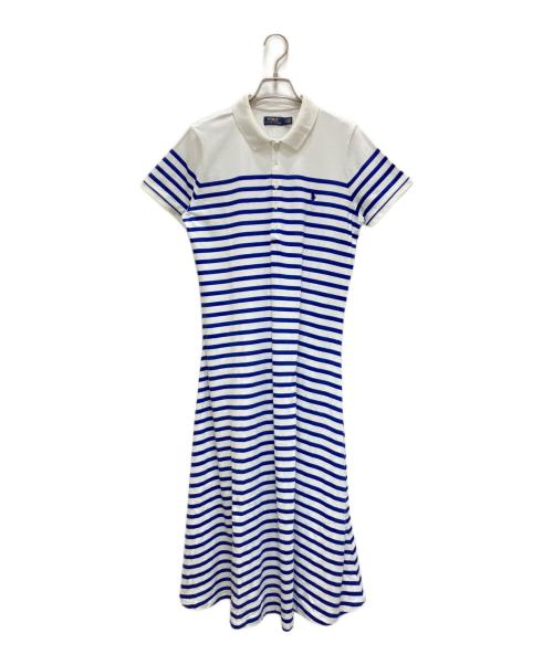 POLO RALPH LAUREN（ポロ・ラルフローレン）POLO RALPH LAUREN (ポロ・ラルフローレン) ポロシャツワンピース ブルー サイズ:Lの古着・服飾アイテム