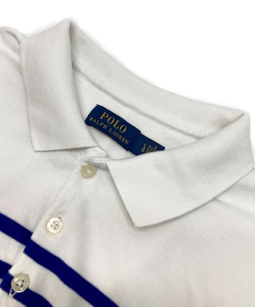 POLO RALPH LAUREN（ポロ・ラルフローレン）POLO RALPH LAUREN (ポロ・ラルフローレン) ポロシャツワンピース ブルー サイズ:Lの古着・服飾アイテム