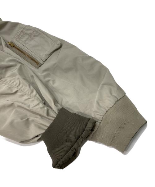 green label relaxing（グリーンレーベルリラクシング）green label relaxing (グリーンレーベルリラクシング) リバーシブル MA-1 ブルゾン ベージュ サイズ:38の古着・服飾アイテム