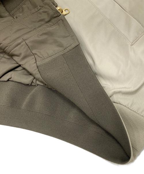 green label relaxing（グリーンレーベルリラクシング）green label relaxing (グリーンレーベルリラクシング) リバーシブル MA-1 ブルゾン ベージュ サイズ:38の古着・服飾アイテム