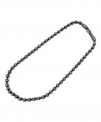 ノーブランドノーブランド）の古着「ラージボールチェーンネックレス」｜シルバー