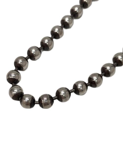 ノーブランド（ノーブランド）ノーブランド (ノーブランド) ラージボールチェーンネックレス シルバーの古着・服飾アイテム