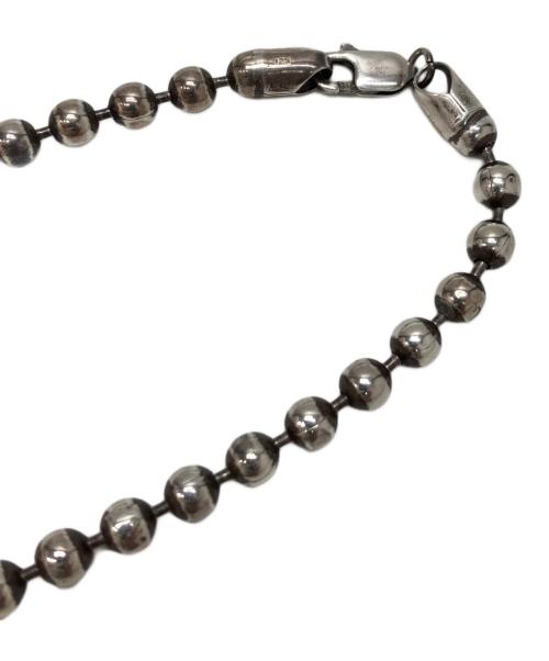 ノーブランド（ノーブランド）ノーブランド (ノーブランド) ラージボールチェーンネックレス シルバーの古着・服飾アイテム