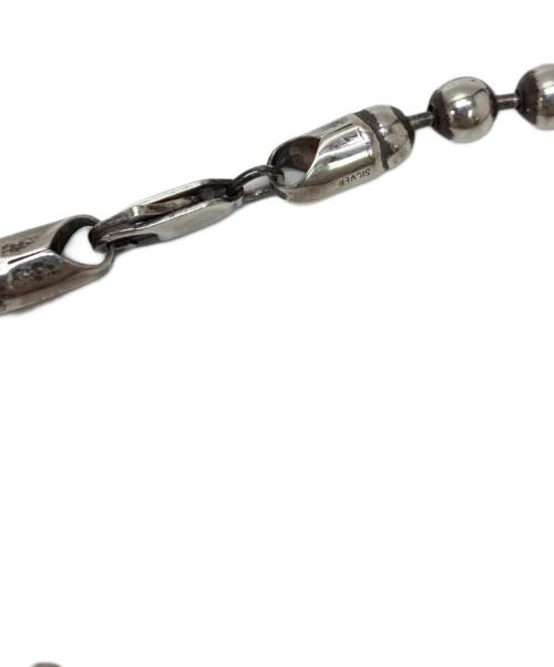 ノーブランド（ノーブランド）ノーブランド (ノーブランド) ラージボールチェーンネックレス シルバーの古着・服飾アイテム