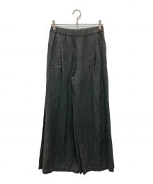 Plage（プラージュ）の古着「Linen Relax Wide パンツ」｜グレー