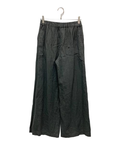 Plage（プラージュ）Plage (プラージュ) Linen Relax Wide パンツ グレー サイズ:36の古着・服飾アイテム
