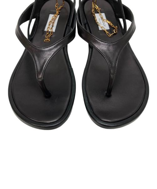 PELLICO SUNNY（ペリーコサニー）PELLICO SUNNY (ペリーコサニー) アンクレット付フラットサンタ゛ル ブラック サイズ:37の古着・服飾アイテム