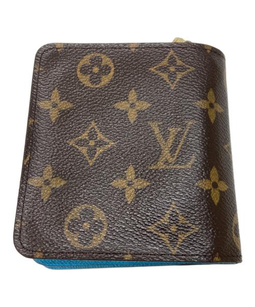 LOUIS VUITTON（ルイ ヴィトン）LOUIS VUITTON (ルイ ヴィトン) モノグラム・グルーム コンパクトジップ ブラウンの古着・服飾アイテム