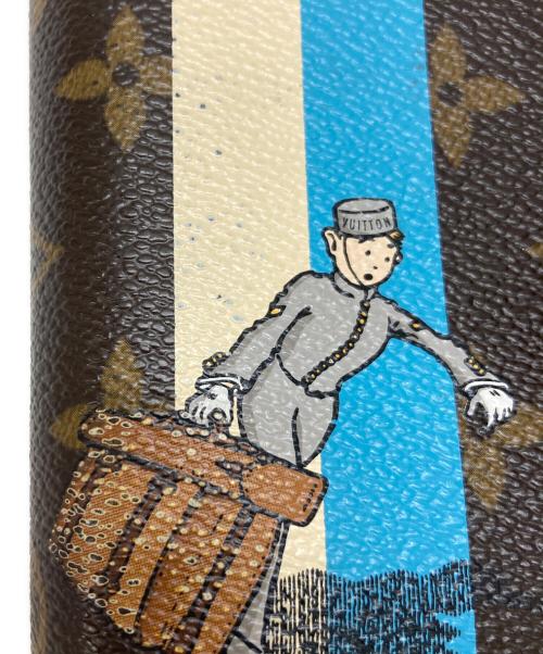 LOUIS VUITTON（ルイ ヴィトン）LOUIS VUITTON (ルイ ヴィトン) モノグラム・グルーム コンパクトジップ ブラウンの古着・服飾アイテム