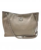 TORY BURCHトリーバーチ）の古着「2WAYチェーントートバッグ」｜ベージュ