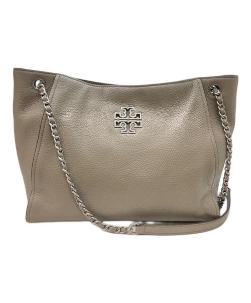 TORY BURCH（トリーバーチ）TORY BURCH (トリーバーチ) 2WAYチェーントートバッグ ベージュの古着・服飾アイテム