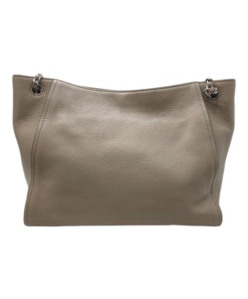 TORY BURCH（トリーバーチ）TORY BURCH (トリーバーチ) 2WAYチェーントートバッグ ベージュの古着・服飾アイテム