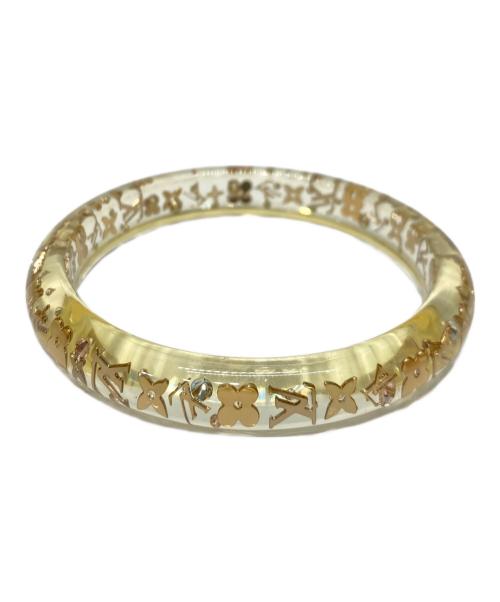 LOUIS VUITTON（ルイ ヴィトン）LOUIS VUITTON (ルイ ヴィトン) ブラスレアンクルージョンバングル ゴールドの古着・服飾アイテム