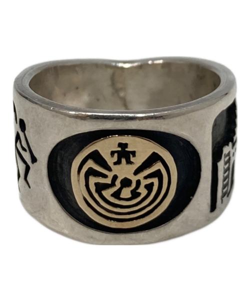 Jason Takala（ジェイソン・タカラ）Jason Takala (ジェイソン・タカラ) メイズリング シルバー×ゴールド サイズ:14号の古着・服飾アイテム