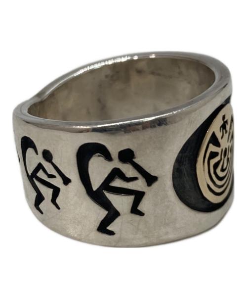 Jason Takala（ジェイソン・タカラ）Jason Takala (ジェイソン・タカラ) メイズリング シルバー×ゴールド サイズ:14号の古着・服飾アイテム