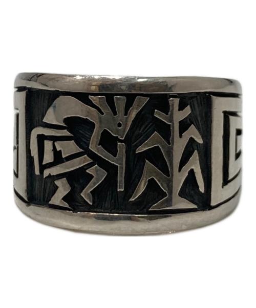 Clifton Mowa（クリフトンモワ）Clifton Mowa (クリフトンモワ) オーバーレイリング シルバー サイズ:15号の古着・服飾アイテム