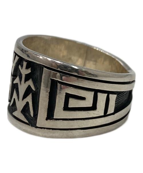 Clifton Mowa（クリフトンモワ）Clifton Mowa (クリフトンモワ) オーバーレイリング シルバー サイズ:15号の古着・服飾アイテム