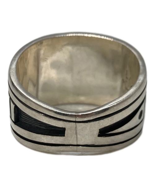 Clifton Mowa（クリフトンモワ）Clifton Mowa (クリフトンモワ) オーバーレイリング シルバー サイズ:15号の古着・服飾アイテム