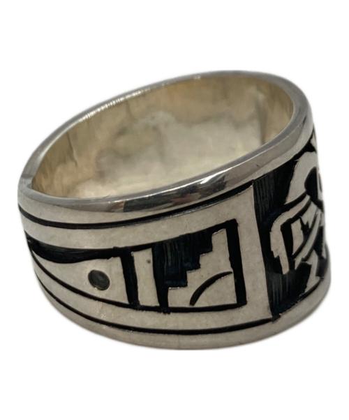 Clifton Mowa（クリフトンモワ）Clifton Mowa (クリフトンモワ) オーバーレイリング シルバー サイズ:15号の古着・服飾アイテム