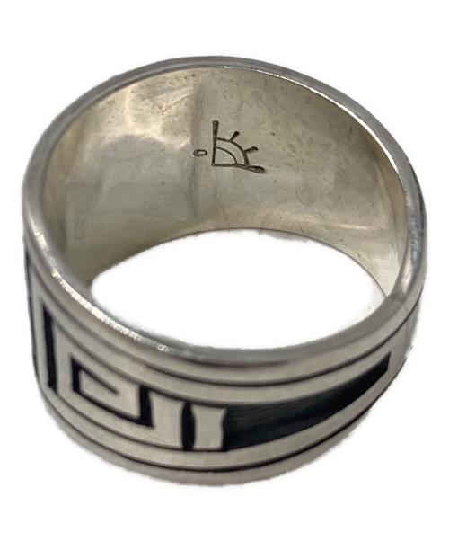 Clifton Mowa（クリフトンモワ）Clifton Mowa (クリフトンモワ) オーバーレイリング シルバー サイズ:15号の古着・服飾アイテム