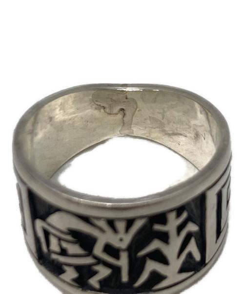 Clifton Mowa（クリフトンモワ）Clifton Mowa (クリフトンモワ) オーバーレイリング シルバー サイズ:15号の古着・服飾アイテム