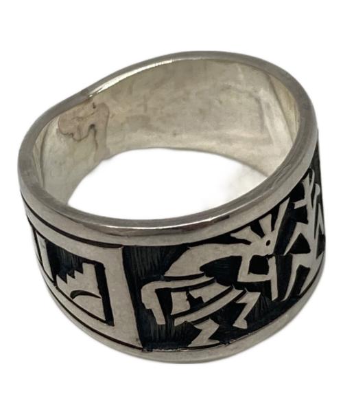 Clifton Mowa（クリフトンモワ）Clifton Mowa (クリフトンモワ) オーバーレイリング シルバー サイズ:15号の古着・服飾アイテム