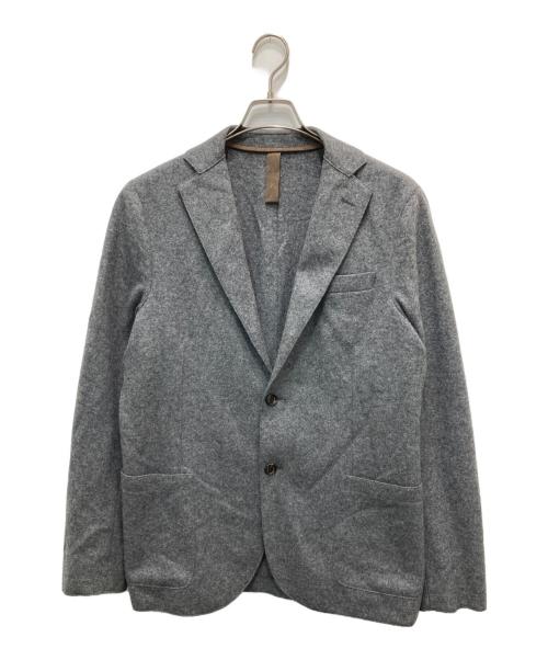 eleventy（イレブンティ）eleventy (イレブンティ) ウール混テーラードジャケット グレー サイズ:48の古着・服飾アイテム