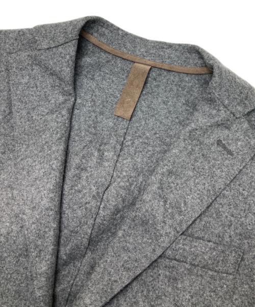 eleventy（イレブンティ）eleventy (イレブンティ) ウール混テーラードジャケット グレー サイズ:48の古着・服飾アイテム